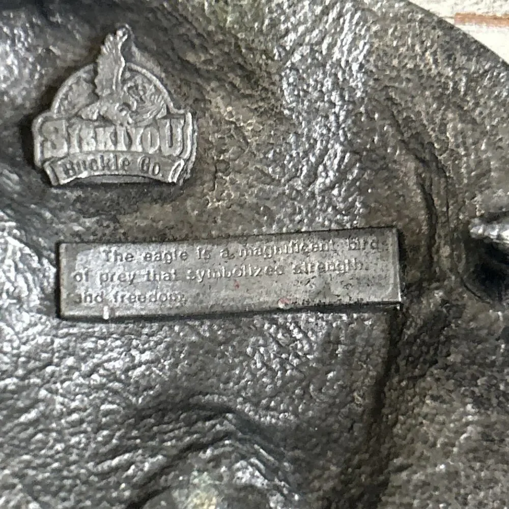 1990 Siskiyou American Bald Eagle Belt Buckle Vintage Y2K American Patriotic - Picture 7 of 8